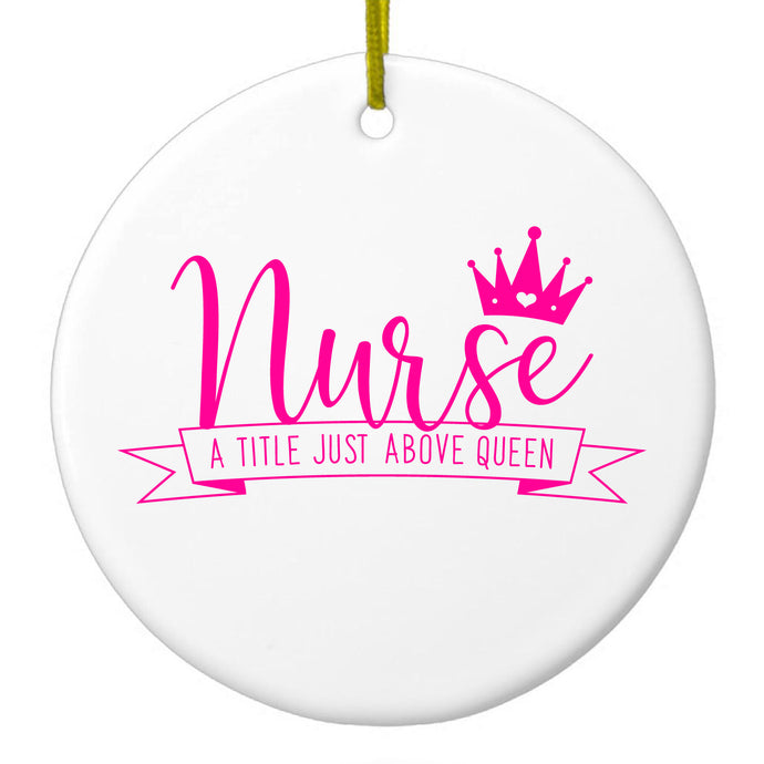 Pink Ceramic Ornament