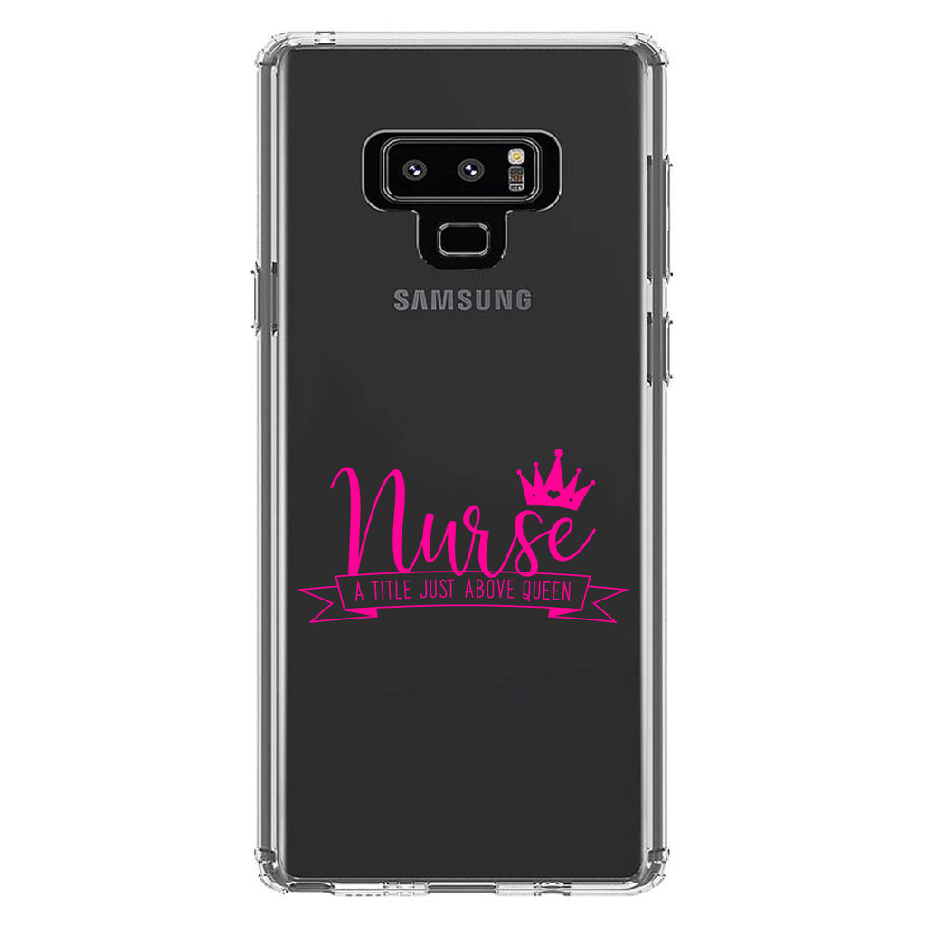 Nurse, Title Just Above Queen, Pink Clear Shockproof iPhone Case, view 11