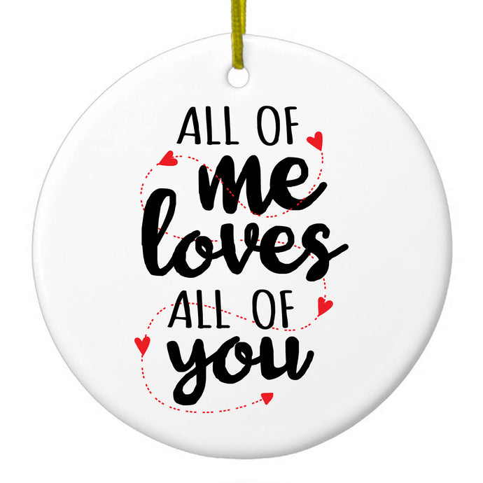 Hearts Ceramic Ornament