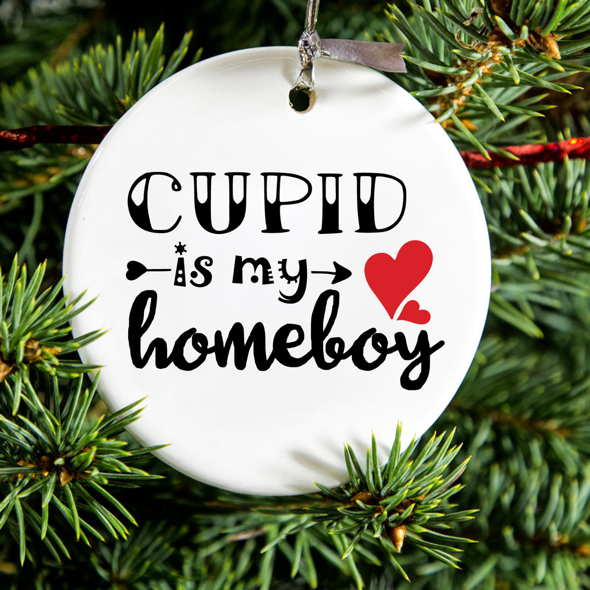 Valentine Ceramic Ornament, view 2