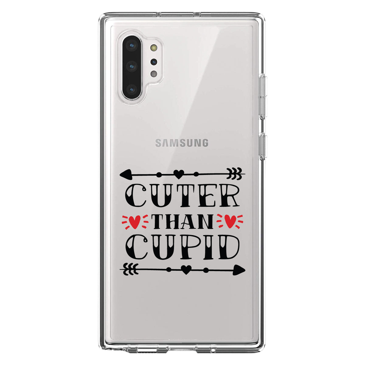Cuter Than Cupid, Valentine Clear Shockproof iPhone Case, view 10