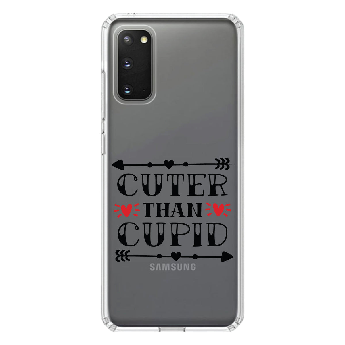 Cuter Than Cupid, Valentine Clear Shockproof iPhone Case, view 14