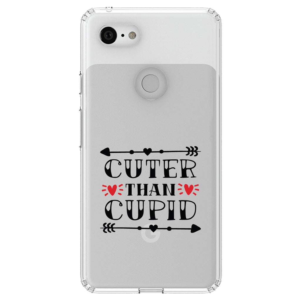 Cuter Than Cupid, Valentine Clear Shockproof iPhone Case, view 22