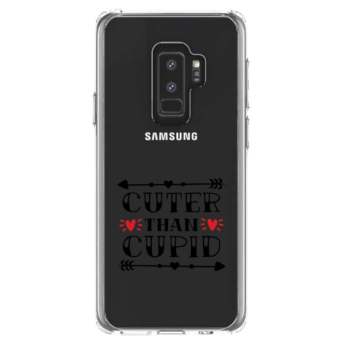 Cuter Than Cupid, Valentine Clear Shockproof iPhone Case, view 20