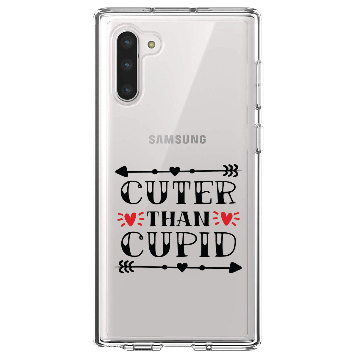 Cuter Than Cupid, Valentine Clear Shockproof iPhone Case, view 9