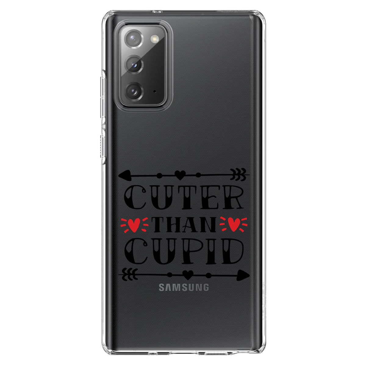 Cuter Than Cupid, Valentine Clear Shockproof iPhone Case, view 7