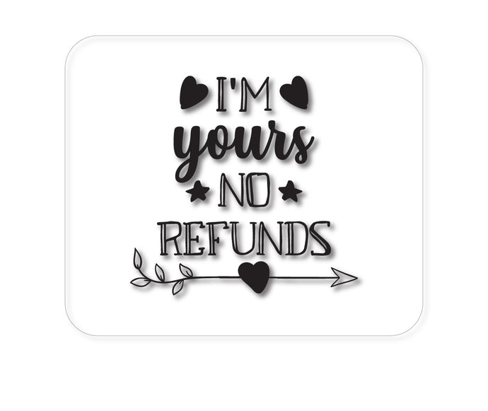 DistinctInk Custom Foam Rubber Mouse Pad - 1/4