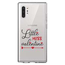 DistinctInk® Clear Shockproof Hybrid Case for Apple iPhone / Samsung Galaxy / Google Pixel - Little Miss Valentine