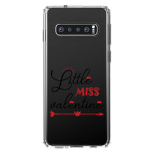 DistinctInk® Clear Shockproof Hybrid Case for Apple iPhone / Samsung Galaxy / Google Pixel - Little Miss Valentine