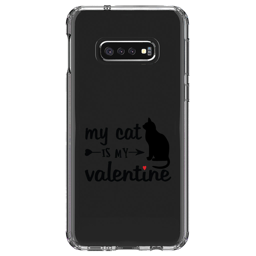 My Cat is My Valentine Clear Shockproof iPhone Case, view 18