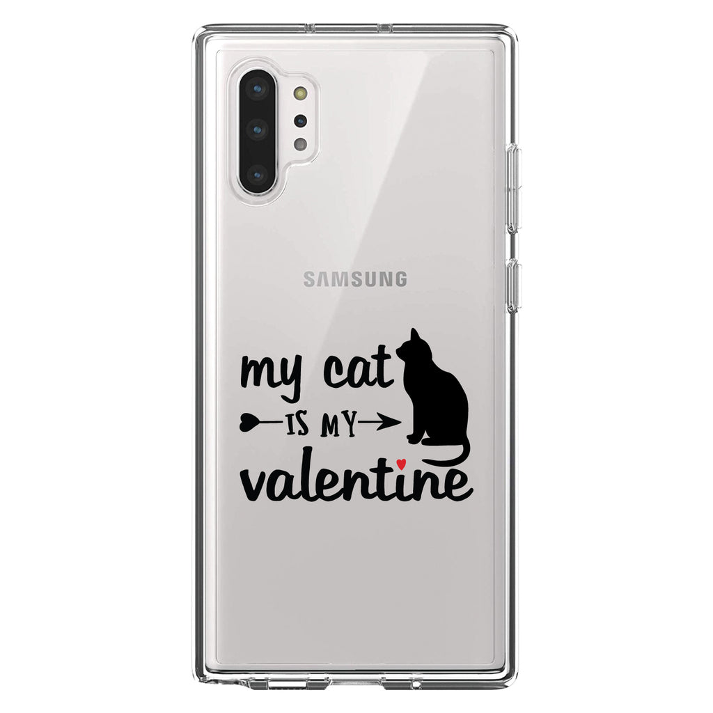My Cat is My Valentine Clear Shockproof iPhone Case, view 10