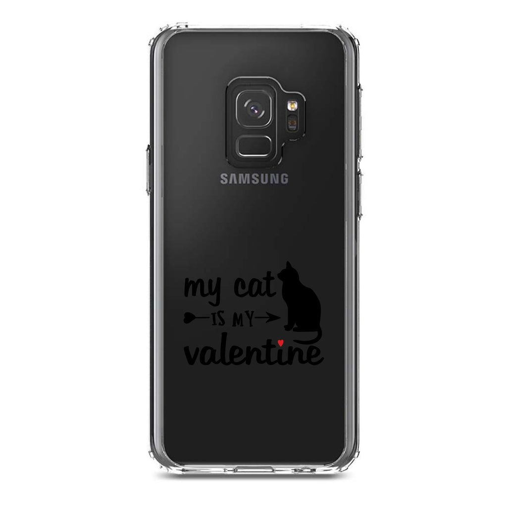 My Cat is My Valentine Clear Shockproof iPhone Case, view 19