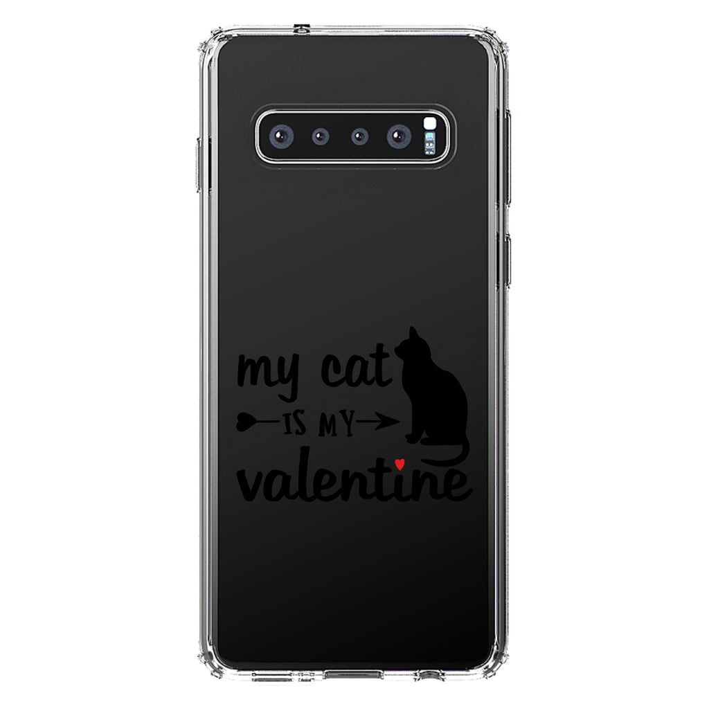 My Cat is My Valentine Clear Shockproof iPhone Case, view 16