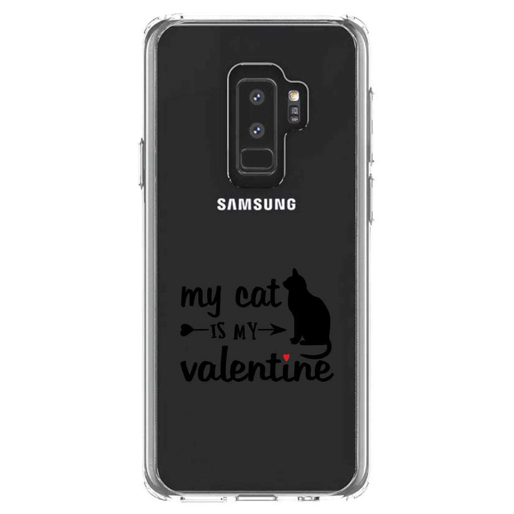 My Cat is My Valentine Clear Shockproof iPhone Case, view 20
