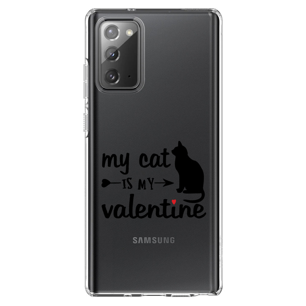 My Cat is My Valentine Clear Shockproof iPhone Case, view 7