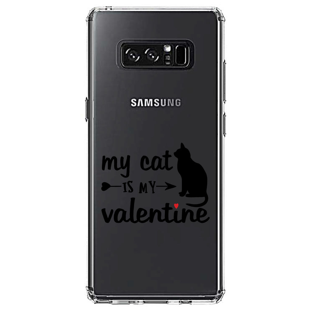 My Cat is My Valentine Clear Shockproof iPhone Case, view 12
