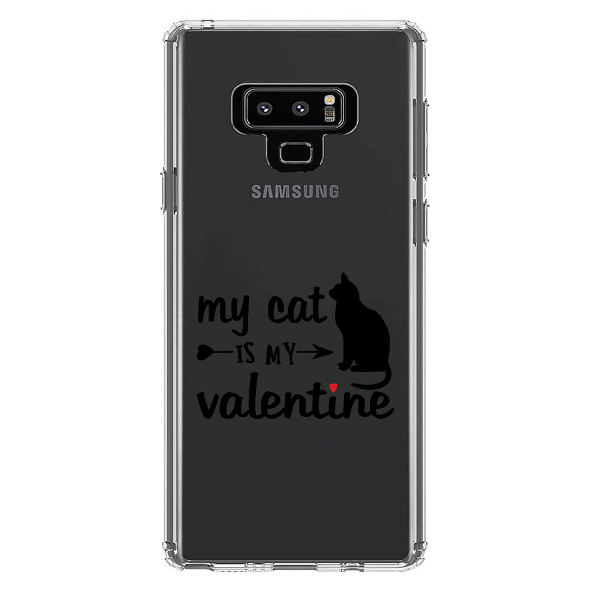 My Cat is My Valentine Clear Shockproof iPhone Case, view 11