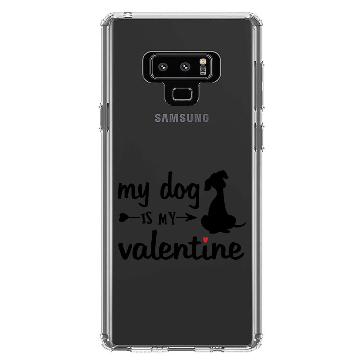 My Dog is My Valentine Clear Shockproof iPhone Case, view 11