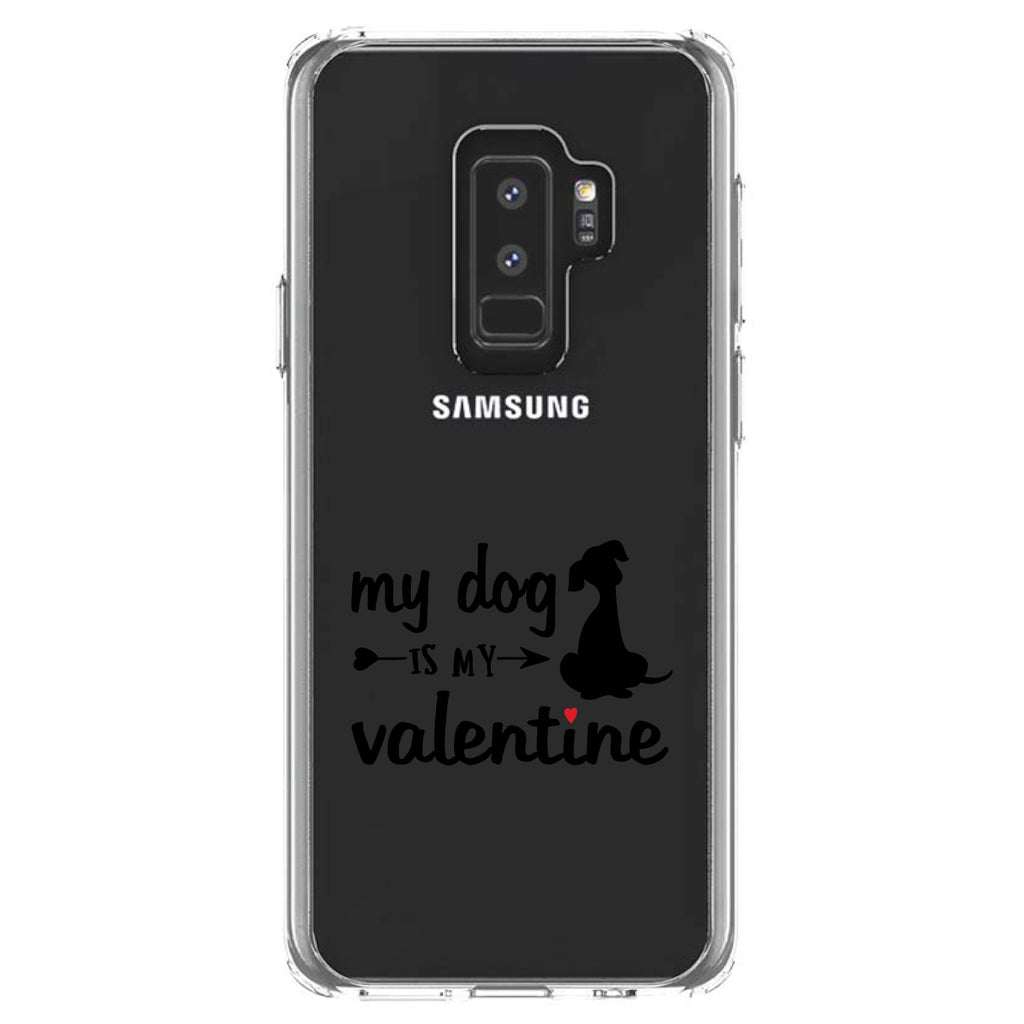 My Dog is My Valentine Clear Shockproof iPhone Case, view 20