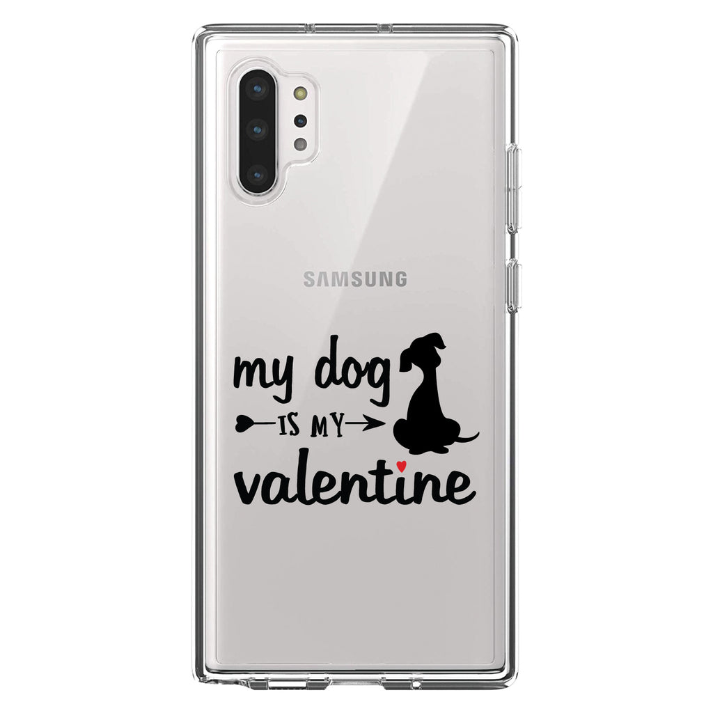 My Dog is My Valentine Clear Shockproof iPhone Case, view 10
