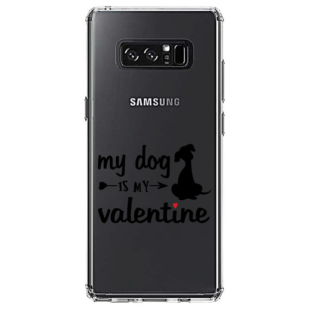 My Dog is My Valentine Clear Shockproof iPhone Case, view 12