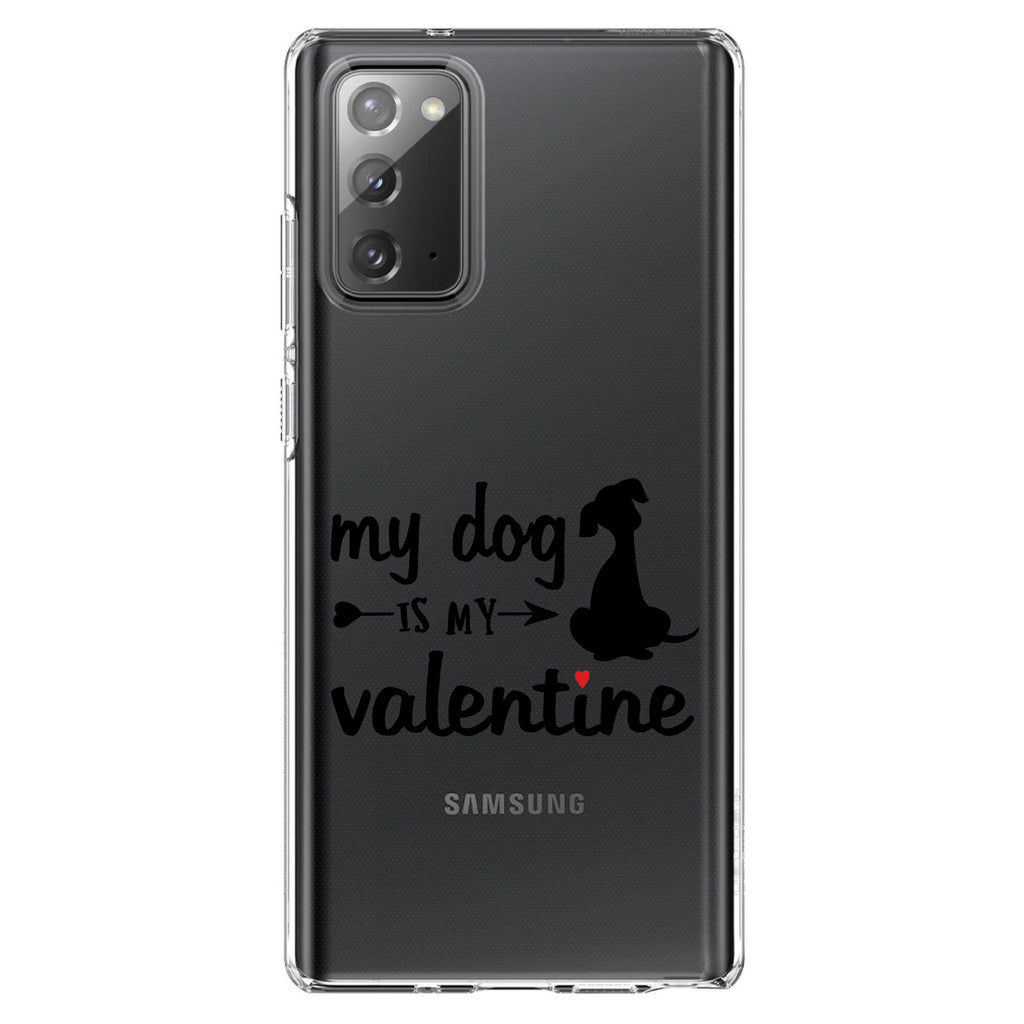 My Dog is My Valentine Clear Shockproof iPhone Case, view 7