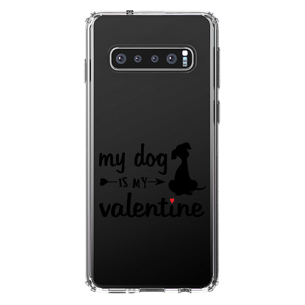 My Dog is My Valentine Clear Shockproof iPhone Case, view 16