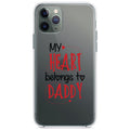 My Heart Belongs to Daddy Clear Shockproof iPhone Case