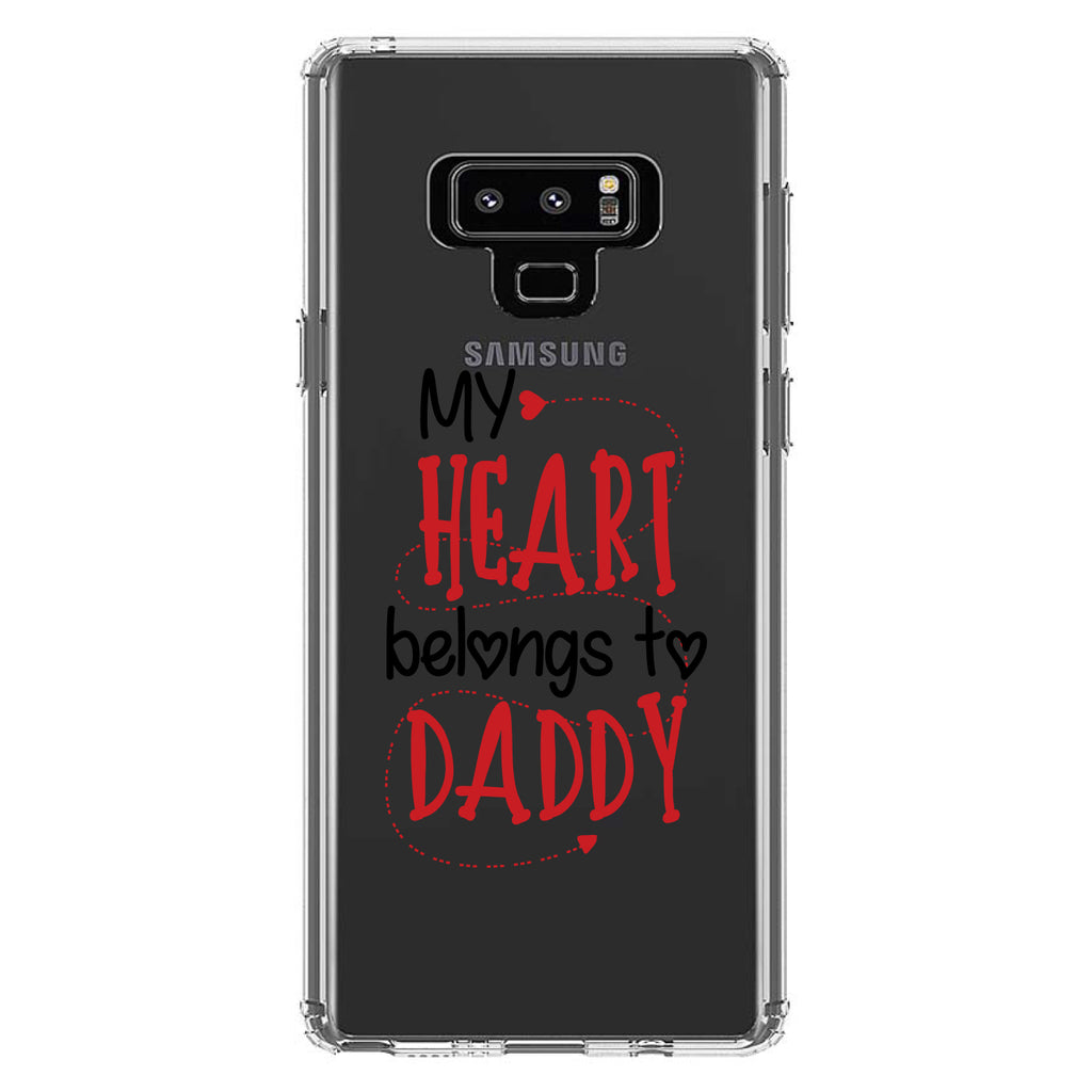 My Heart Belongs to Daddy Clear Shockproof iPhone Case, view 11
