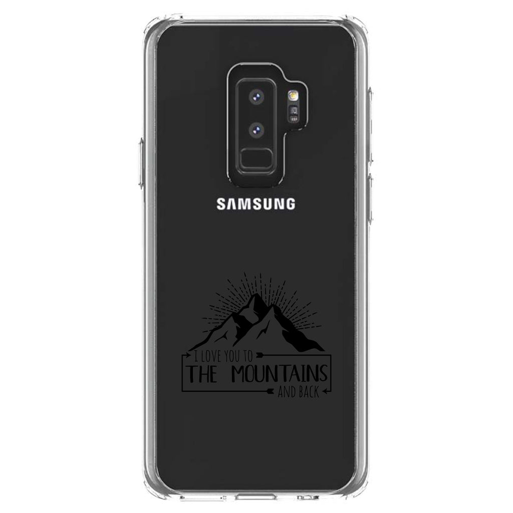 I Love You to the Mountains and Back Clear Shockproof iPhone Case, view 20