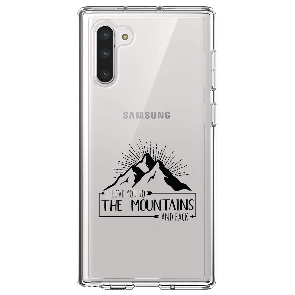I Love You to the Mountains and Back Clear Shockproof iPhone Case, view 9
