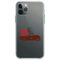 Valentine Truck Red Love Heart Arrow Clear Shockproof iPhone Case