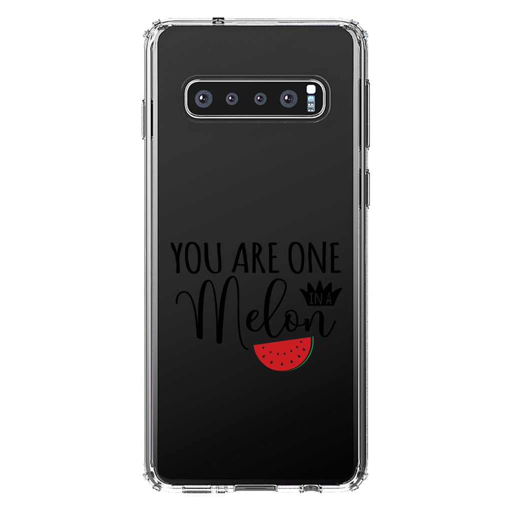 You Are One in a Melon Watermelon Clear Shockproof iPhone Case, view 16