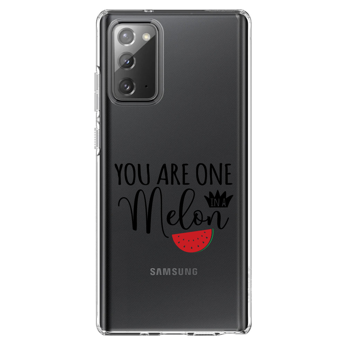 You Are One in a Melon Watermelon Clear Shockproof iPhone Case, view 8