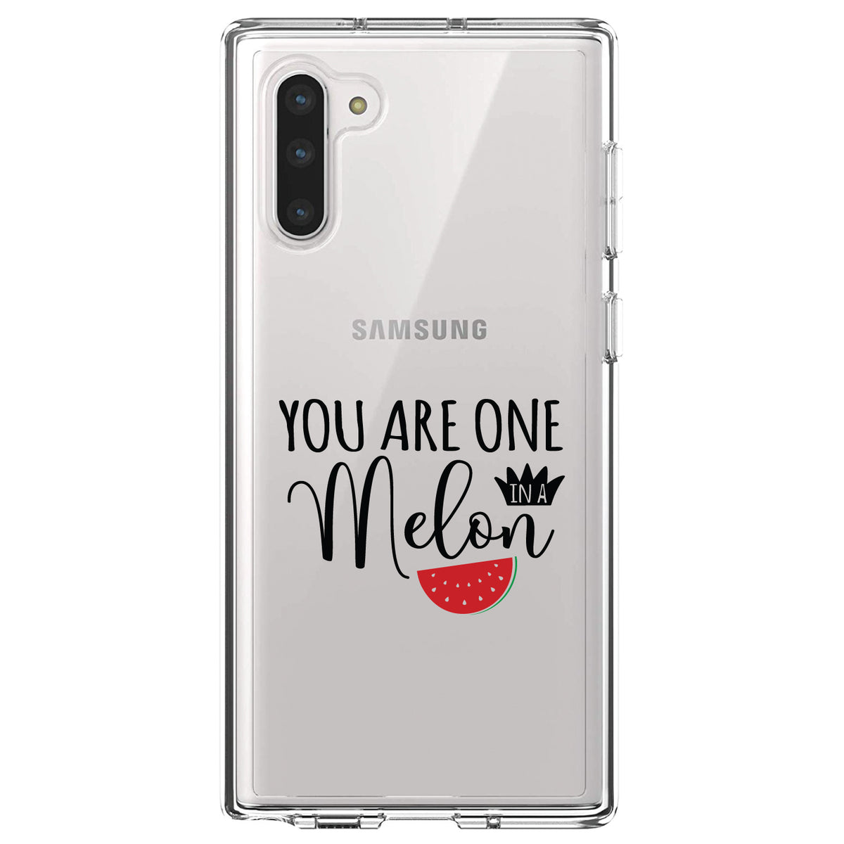 You Are One in a Melon Watermelon Clear Shockproof iPhone Case, view 9