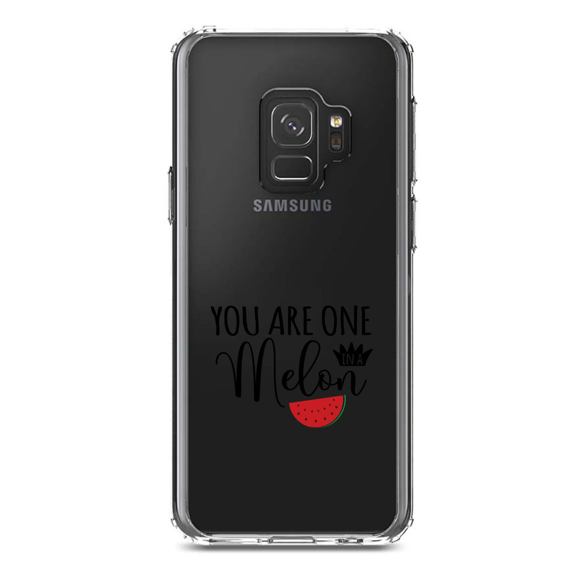You Are One in a Melon Watermelon Clear Shockproof iPhone Case, view 19