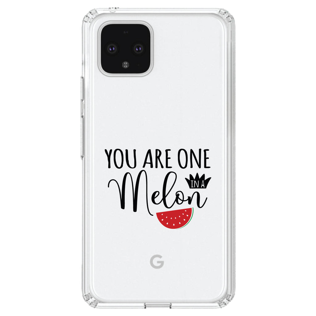 You Are One in a Melon Watermelon Clear Shockproof iPhone Case, view 24