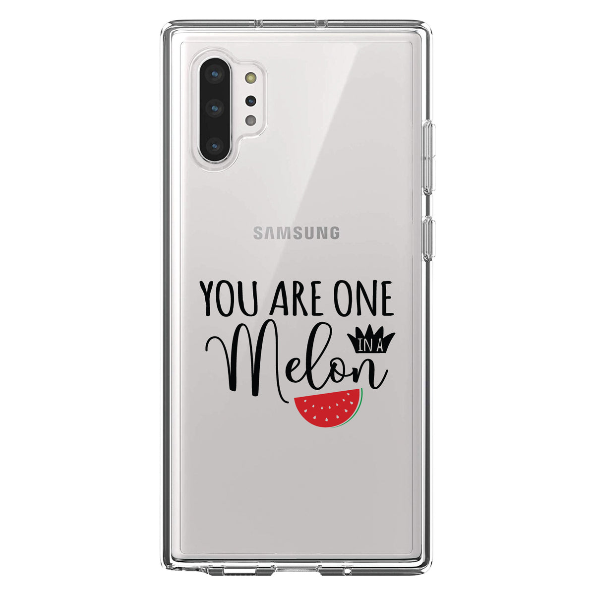 You Are One in a Melon Watermelon Clear Shockproof iPhone Case, view 10