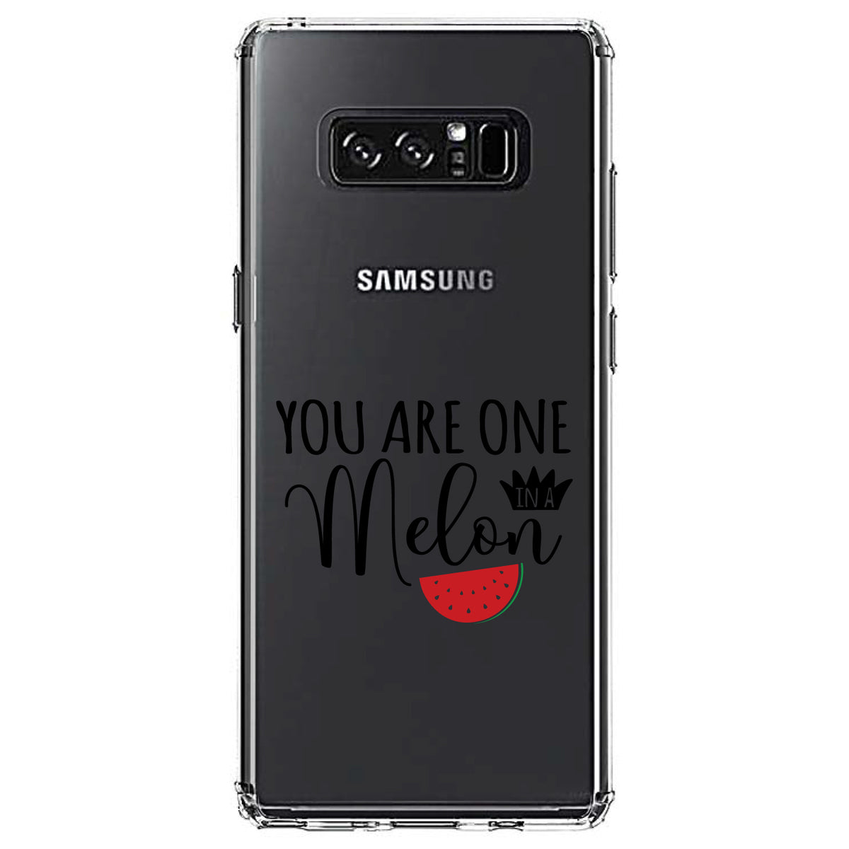 You Are One in a Melon Watermelon Clear Shockproof iPhone Case, view 12