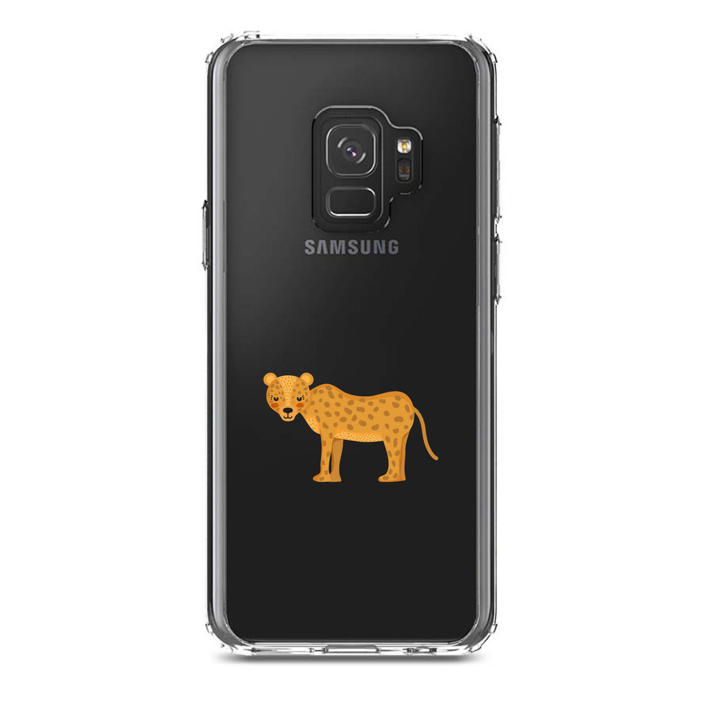 Cartoon Cheetah Leopard Clear Shockproof iPhone Case, view 19