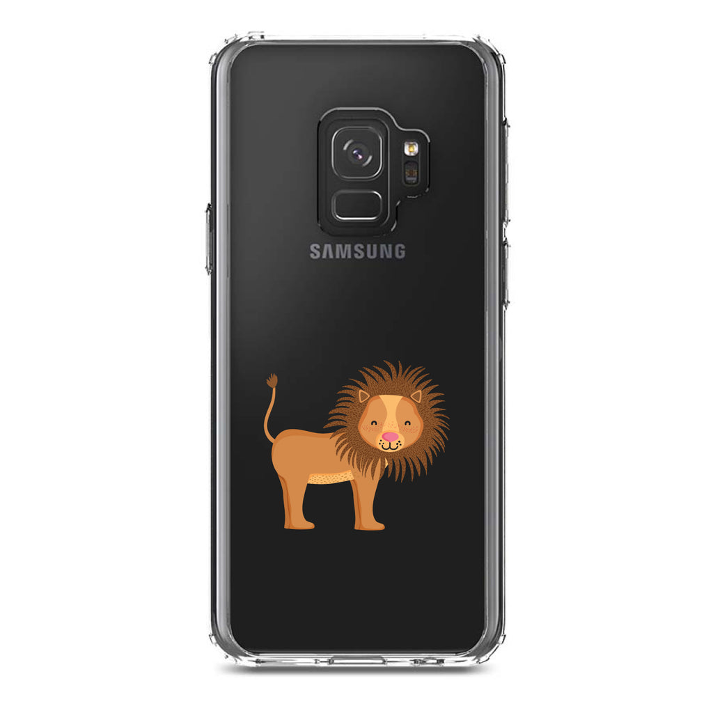 Cute Cartoon Lion Clear Shockproof iPhone Case, view 19