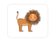 DistinctInk Custom Foam Rubber Mouse Pad - 1/4" Thick - Cute Cartoon Lion