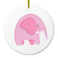 Pink Ceramic Ornament