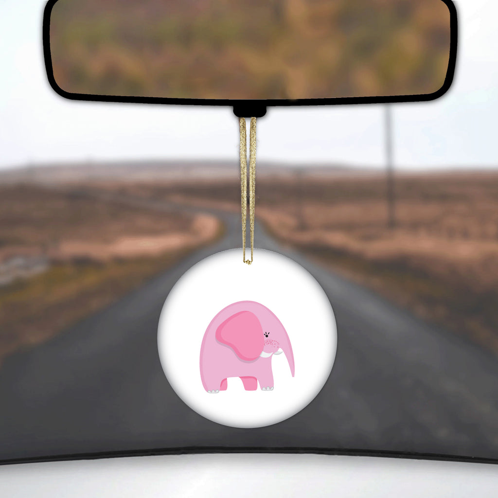 Pink Ceramic Ornament, view 3