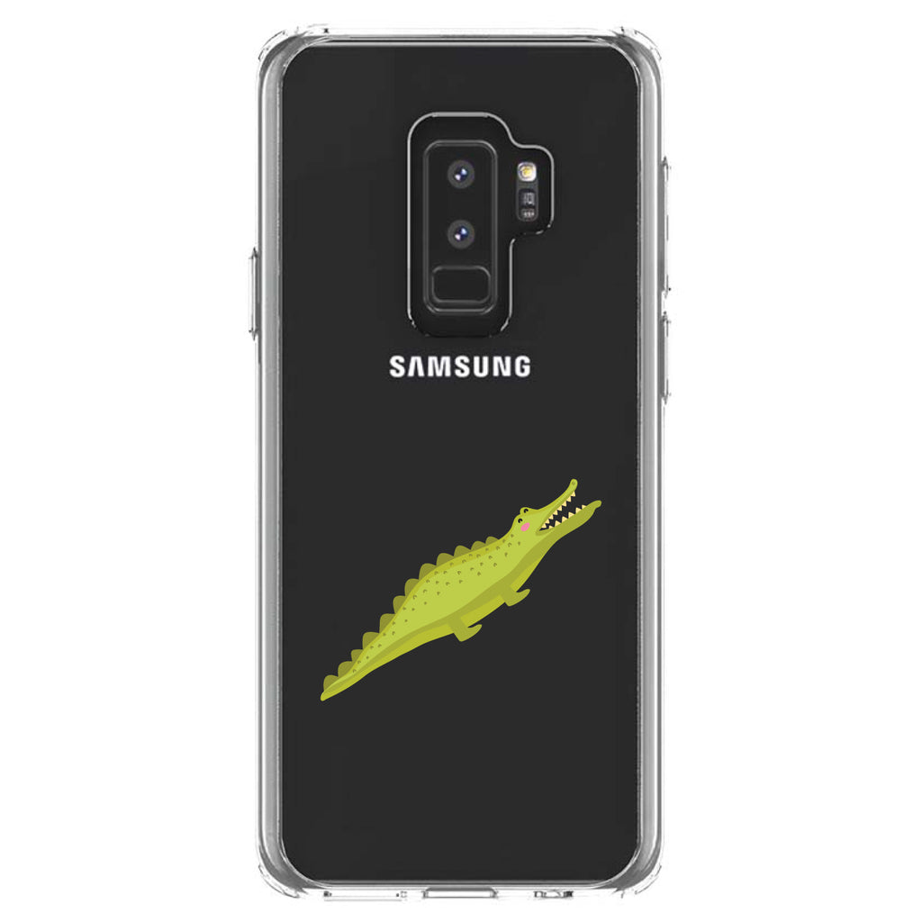 Cute Cartoon Alligator Clear Shockproof iPhone Case, view 20
