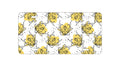 Custom Aluminum Decorative Vanity Front License Plate - Wildflower Yellow Graffiti