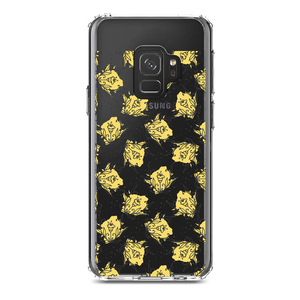 Wildflower Yellow Graffiti Clear Shockproof iPhone Case, view 19