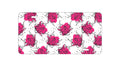 Custom Aluminum Decorative Vanity Front License Plate - Wildflower Pink Graffiti