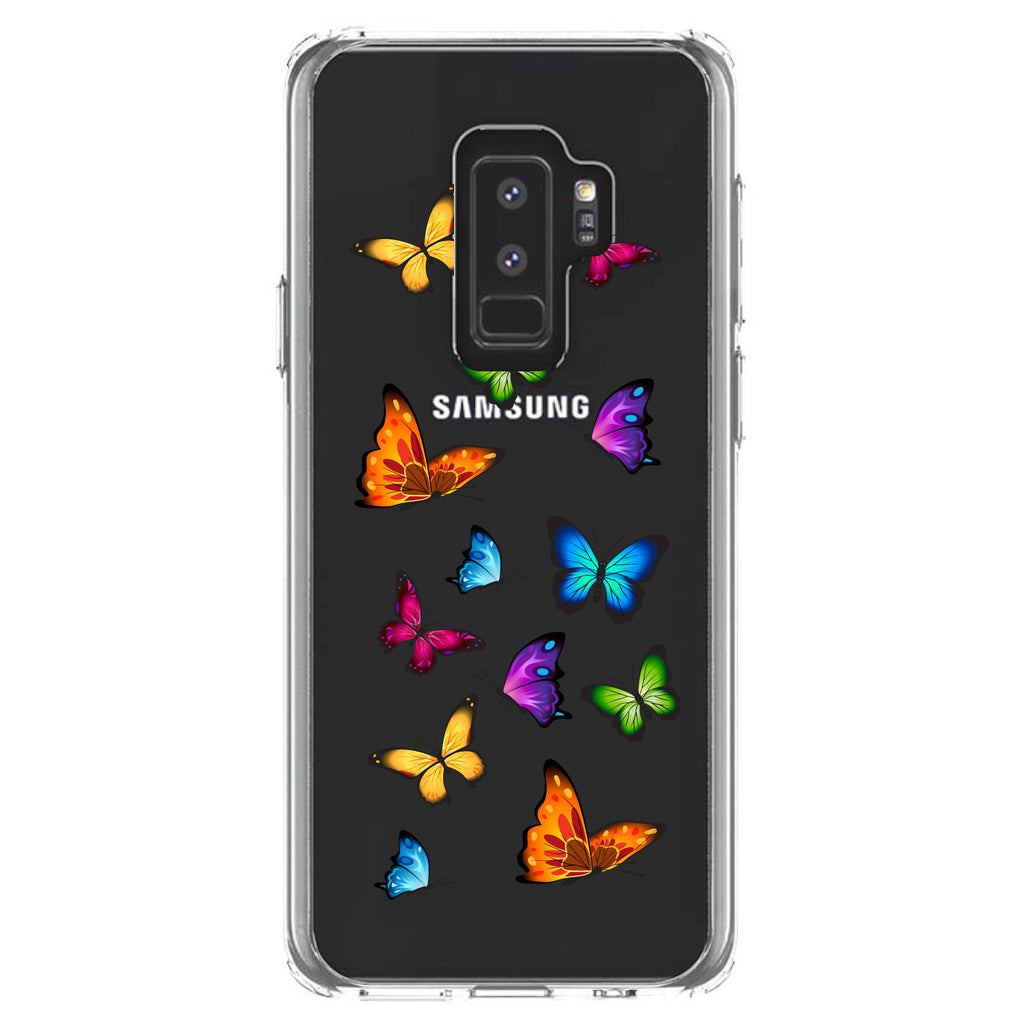 Rainbow Butterflies Butterfly Clear Shockproof iPhone Case, view 20