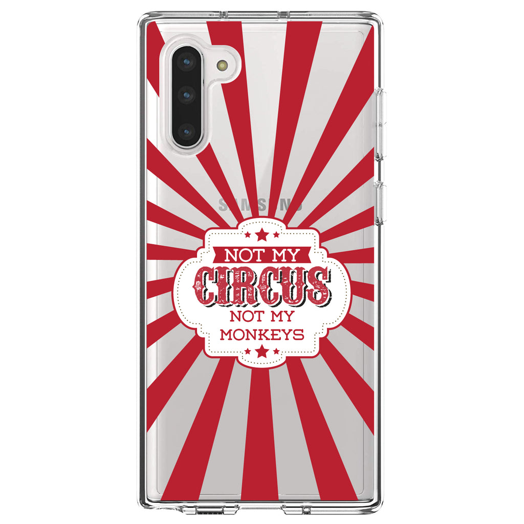 Not My Circus, Not My Monkeys Clear Shockproof iPhone Case, view 9
